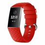 Red Silicone Band Strap Buckle For Fitbit Charge 3 4 Replacement Image 2