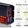 Inverter 220V 5000W 24V Pure Sine Wave Voltage Converter 24v to 220 Power truck  Micro Inverter Image 5