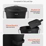 Fireplace Ash Bucket Set 9.8L with Lid Image 5