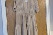 Primark Natural Dress. S. 12.  B.N.W.T.