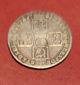 England 1745 GEORGE 2ND One Shilling Coin
