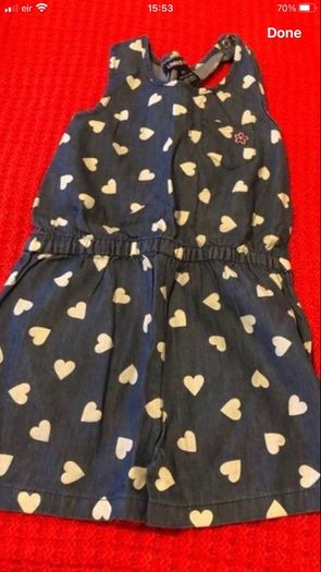 Girls shorts suit age 3