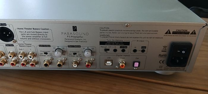 Parasound Halo P5 Preamplifier