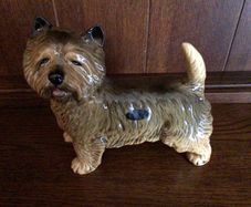 Vintage Coopercraft China Yorkshire Terrier  Dog Figurine Ornament