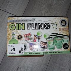 x2 Bundle - Brand New The Drinking Party Game - Gin Fling - RRP - 10.00 & Now Added - Brand New Heineken Shoulder Bag