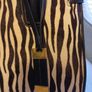 Jasper Conran zebra print hide on hair handbag Image 4