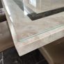 Solid Marble Dining Table with 6 Dining Chairs Image 3