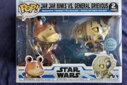 Jar Jar Binks v's General Grievous 2 pack Funko Pop Star Wars Prequel Vinyl Figure