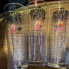 Orchard Thieves Beer pint Glasses