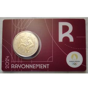 France 2 Euro Base Metals Brilliant Uncirculated Coin 2024 - Hercules - Olympic Games Paris 2024