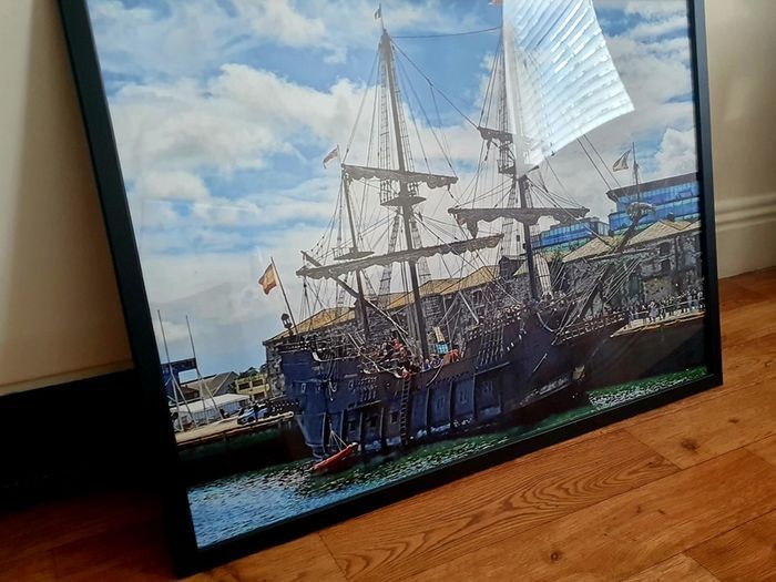 Framed Tall Ship Print