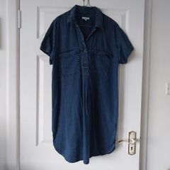 H&M denim dress tunic UK 12 - 16