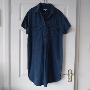 H&M denim dress tunic UK 12 - 16