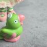 Lime Chiffon with Friend Parfait Parrot Strawberry Shortcake Doll Ccomplete outfit HTF AGC Kenner A.G.C same era as MLP G1 My Little Pony Image 5