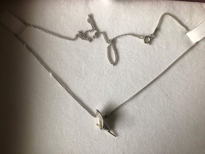 Sterling silver necklace and pendant
