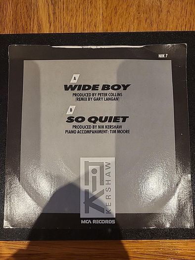 Nik Kershaw Wide Boy 7 Inch Vinyl 1985