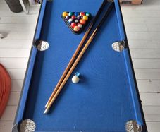Multi games / pool table foldable