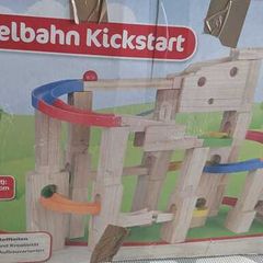 Big wooden marble run
