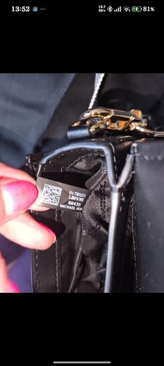 black leather Mila shoulder bag