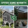 Outdoor Cat House Weatherproof with Aluminum Film Insulation, Large Feral Cat Shelter for Winter, Collapsible with Door, Easy to Assemble (Dark Grey) Image 6
