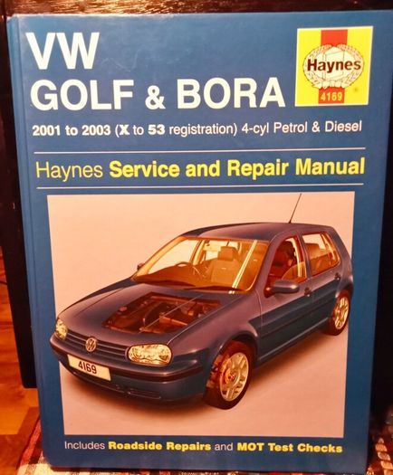 2008. Haynes. VW Golf And Bora Service And Repair Manual.