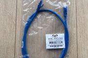 1m CAT6 PVC Snagless UTP Patch Cable Blue.