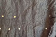 Long black taffeta material