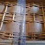 Rustic Handmade Wooden Basket Tray Image 2