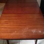 Mahogany Dining Table extendable 6 foot Image 5