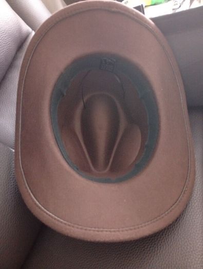 Cowboy Hats/ Brown and white and a light brown for sale .