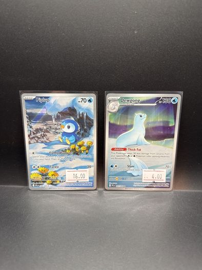 Piplup 098/094 | Degong 097/094 Pokemon Cards