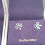 ladies silver earrings Image 7