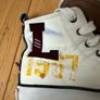 White Leather Ralph Lauren Polo Boots Image 2