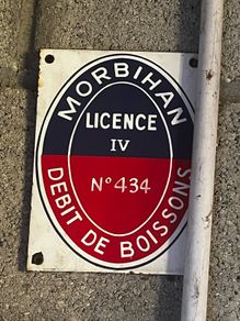 Enamel Sign