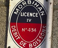 Enamel Sign