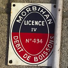 Enamel Sign