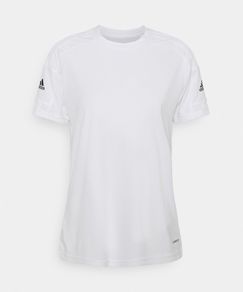 Adidas and Puma performance sports white tshirt and black/blue shorts aeroready size L/XL