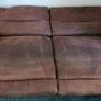 Harveys chocolate brown manual recliner sofa Image 2