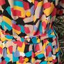 Vintage 80s 90s Guy Dubois Paris pleated shirt dress Uk 14 Image 4