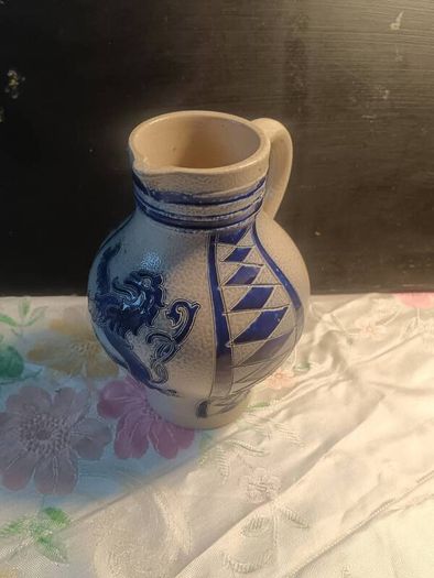 Vintage Reinhold Mekelbach 1Lt Saltglaze Jug