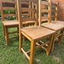 solid wood dining chairs Image 2
