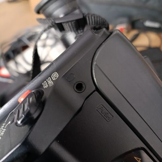 Vintage Sanyo VM-RZ1P Old Tapes Tape Premier Collection 8 mm Movie Video Camera Recorder Camcorder Japan cassette Handycam 8x Auto Focus