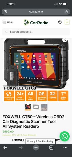 foxwell gt60 car diagnostic