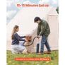 Inflatable Tent for Camping 3-5 Person Glamping Tent with Pump Canopy Image 4