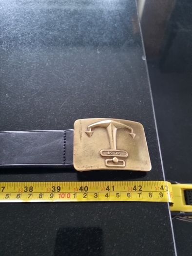 Ralph Lauren brass buckle belt