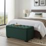 Elegance Storage Ottoman Boucle Upholstery, Modern Bench, Custom Color & Size Image 2