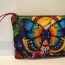 Handmade "Butterfly" 100% silk clutch bag Image 7