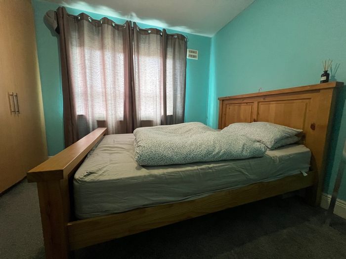 double bed and mattress
