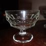 Vintage Stemmed Glass Sundae Bowls x 6 for Sale Image 2