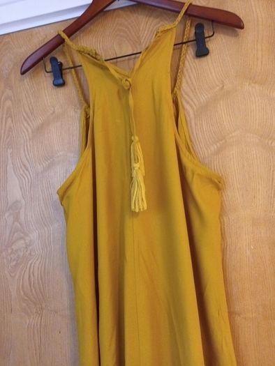 Primark Mustard  Sleevless  Dress. S. L 16. B.N.W.T.